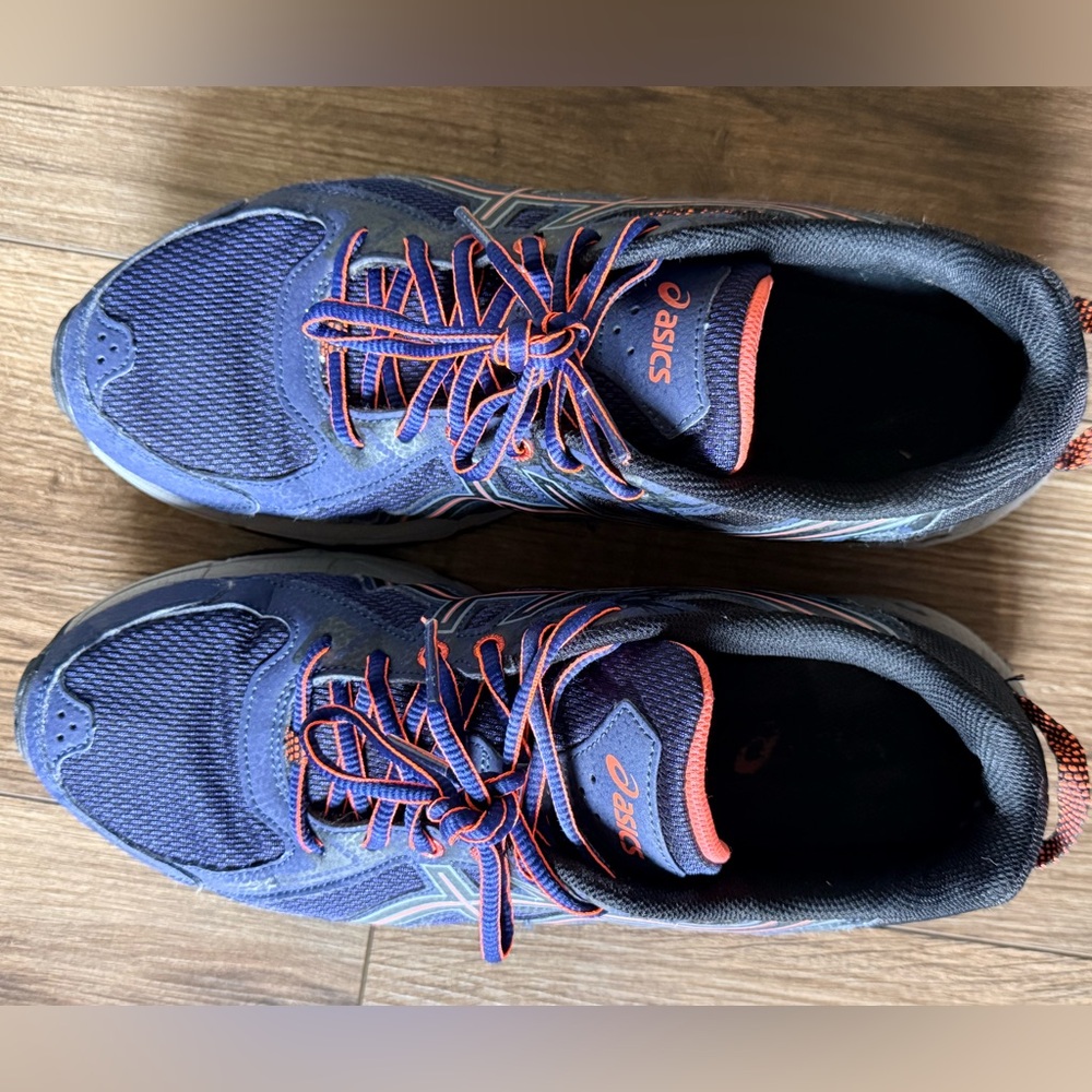 ASICS Women's Athletic Shoes in Blue and Orange